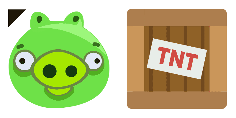 Angry Birds cute cursor
