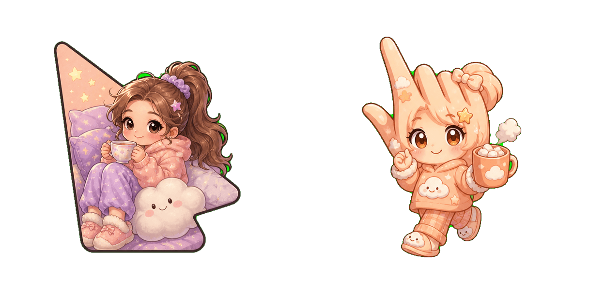 Taking a Break cursor pack
