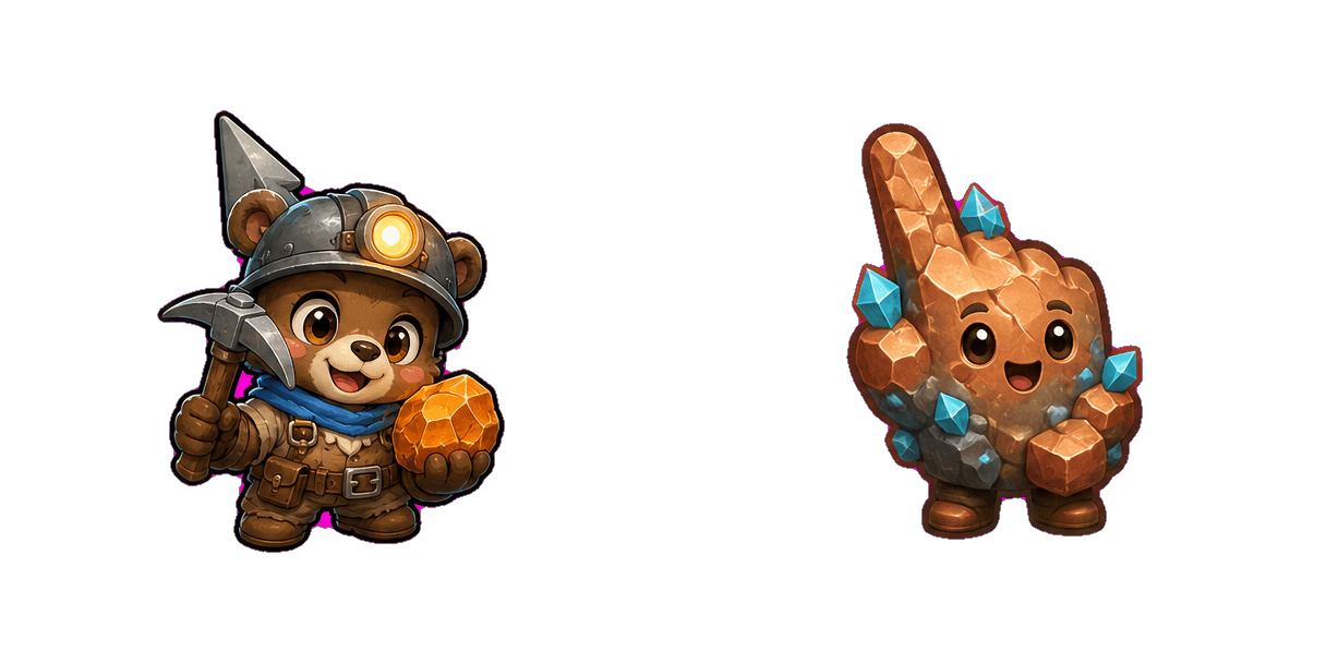 Pakiet kursorów Hytale Miner Pal