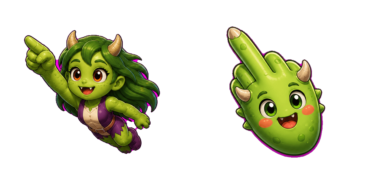 Monster Girl cursor pack
