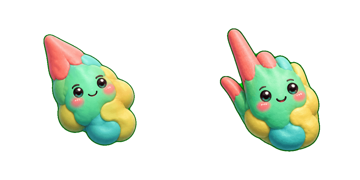حزمة المؤشرات المخصصة 3D Plasticine