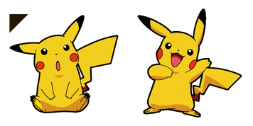Pack de curseurs Surprised pikachu