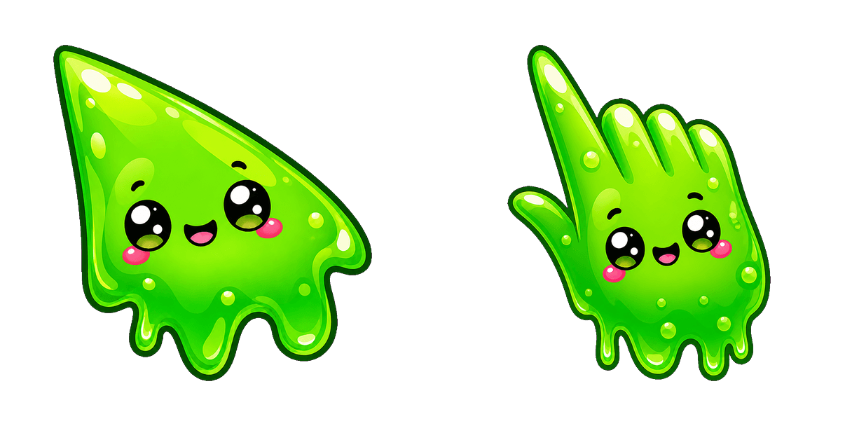 Pakiet kursorów Green Slime Cursor