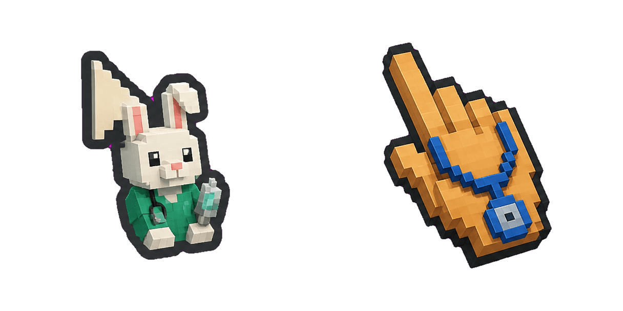 Pakiet kursorów Bandaged Bunny and Soft Gauze