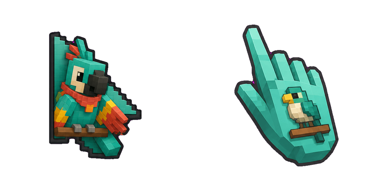 Parrot Call and Soft Perch Cursor-Paket