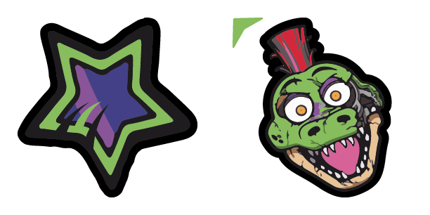 Broken Gator cute cursor