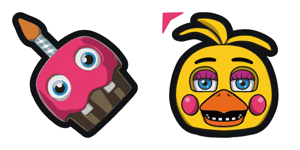 Chica Five cute cursor