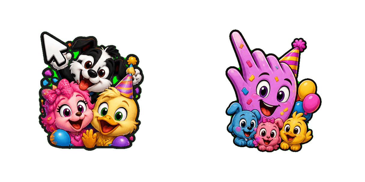 Pakiet kursorów Animaniacs Funny Group and Celebration