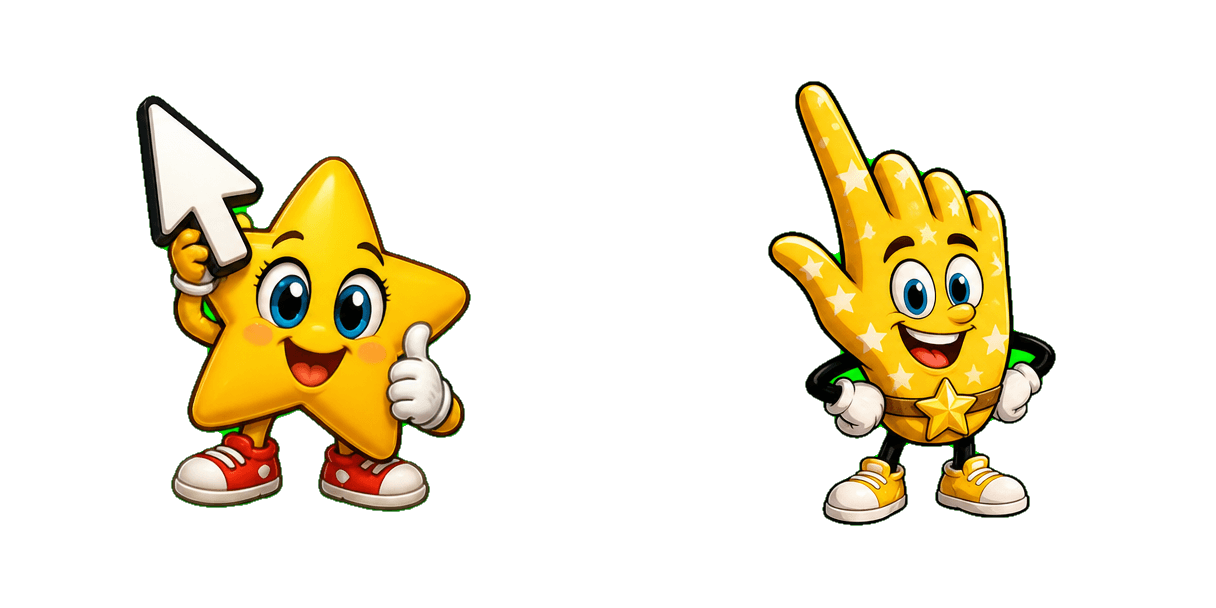 Pakiet kursorów Animaniacs Party Classic Logo and Star