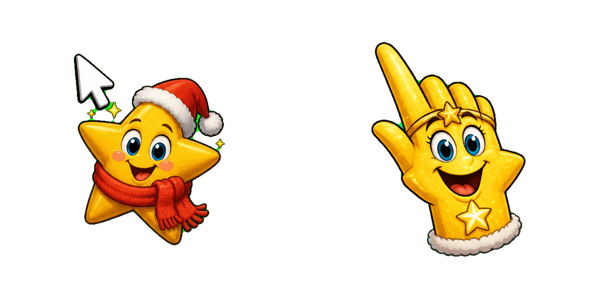 Pakiet kursorów Animaniacs Holiday Classic Logo and Star