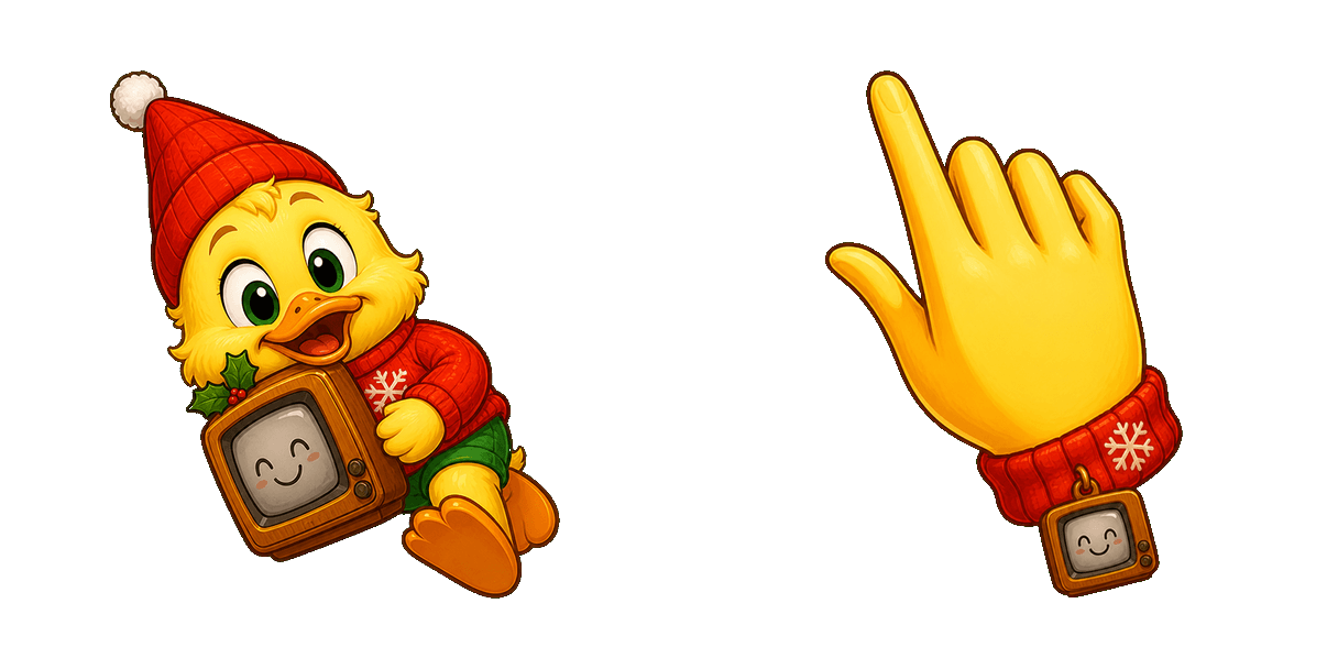 Pakiet kursorów Animaniacs Holiday Retro Character and TV