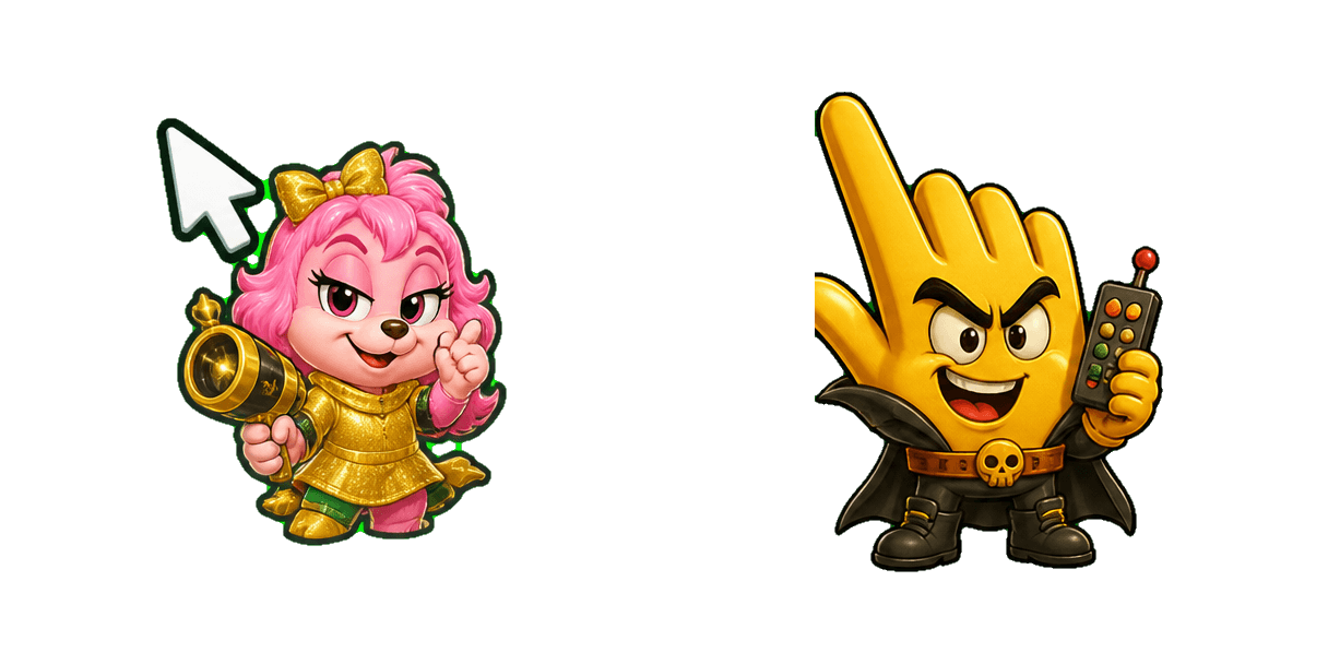 Pakiet kursorów Animaniacs Golden Villain and Gadget