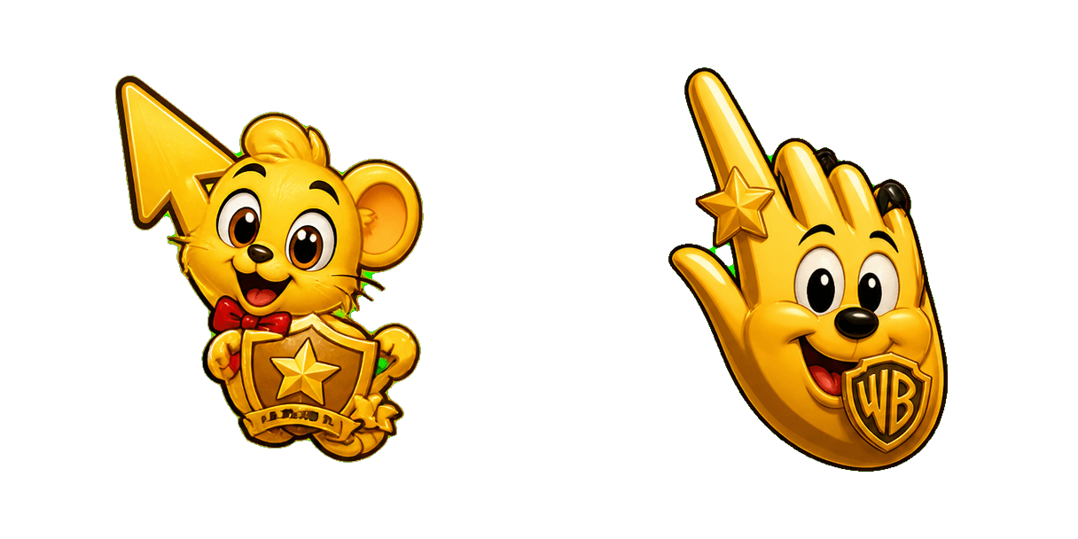Pakiet kursorów Animaniacs Golden Classic Logo and Star