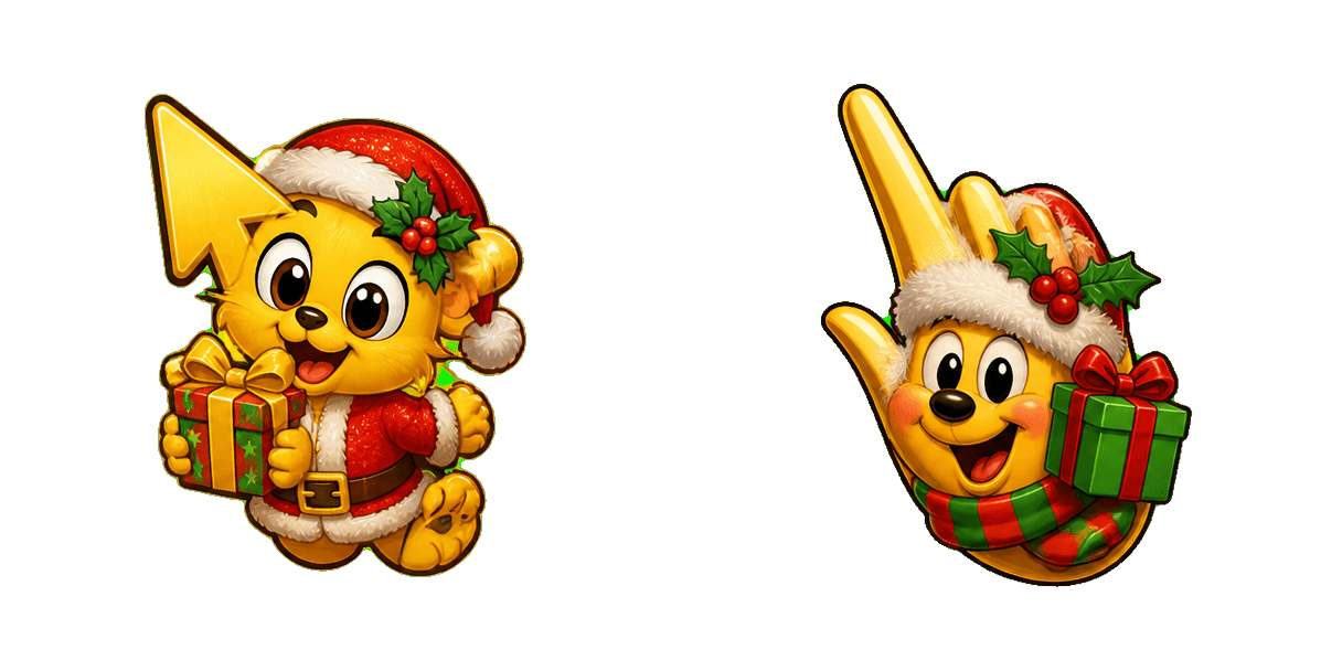 Pakiet kursorów Animaniacs Golden Holiday Outfit and Gift