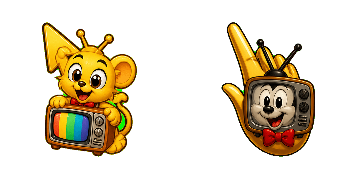 Pakiet kursorów Animaniacs Golden Retro Character and TV