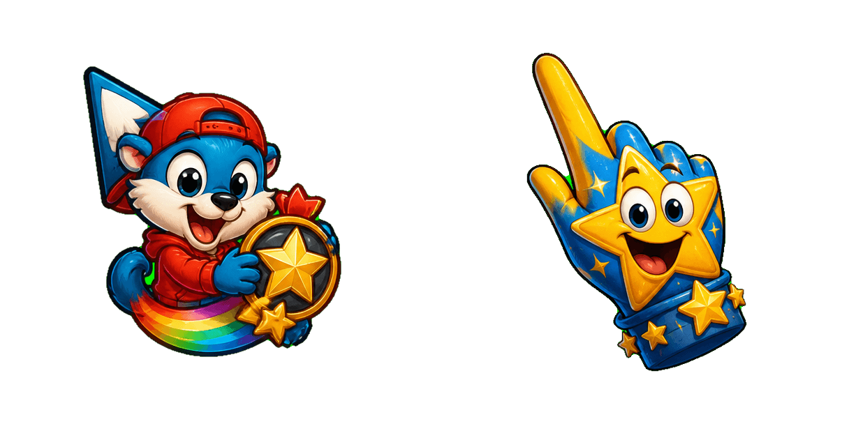 Pakiet kursorów Animaniacs Wild Classic Logo and Star