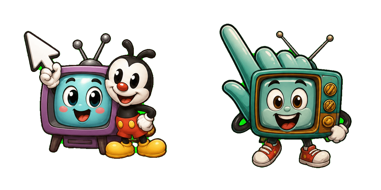 Pakiet kursorów Animaniacs Movie Retro Character and TV
