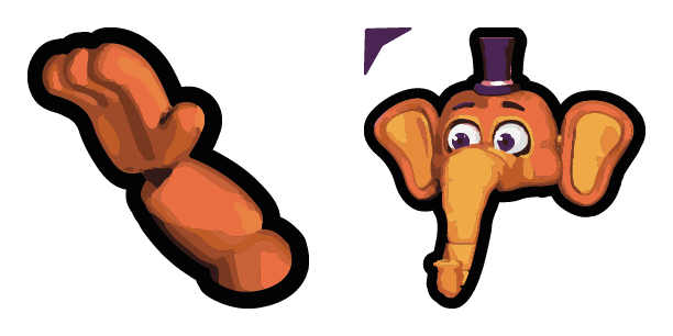 Orville Elephant cute cursor