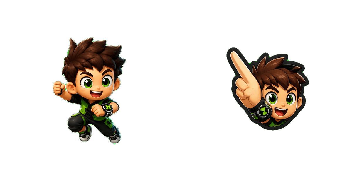Pakiet kursorów Ben 10 Classic Main Character and Prop