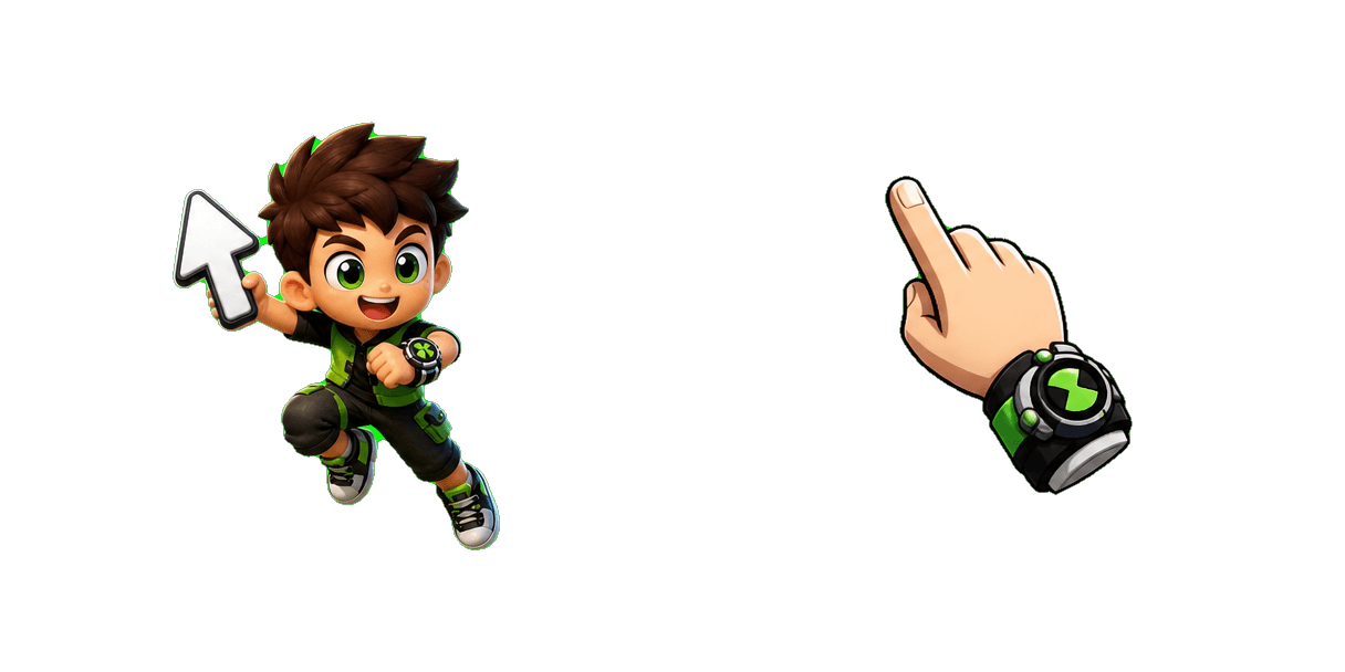 Pakiet kursorów Ben 10 Classic Retro Character and TV