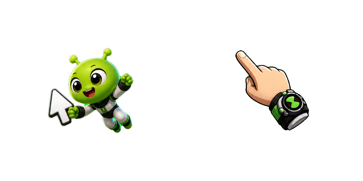 Pakiet kursorów Ben 10 Funny Main Character and Prop