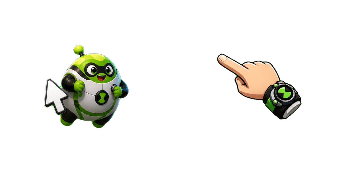 Pakiet kursorów Ben 10 Funny Villain and Gadget