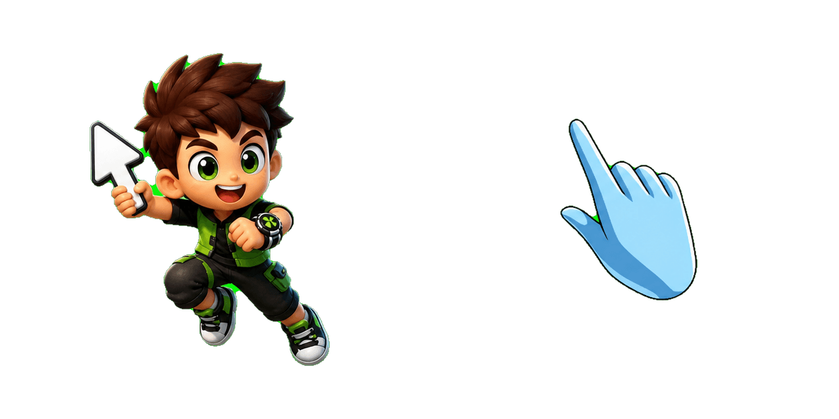 Pakiet kursorów Ben 10 Retro Classic Logo and Star