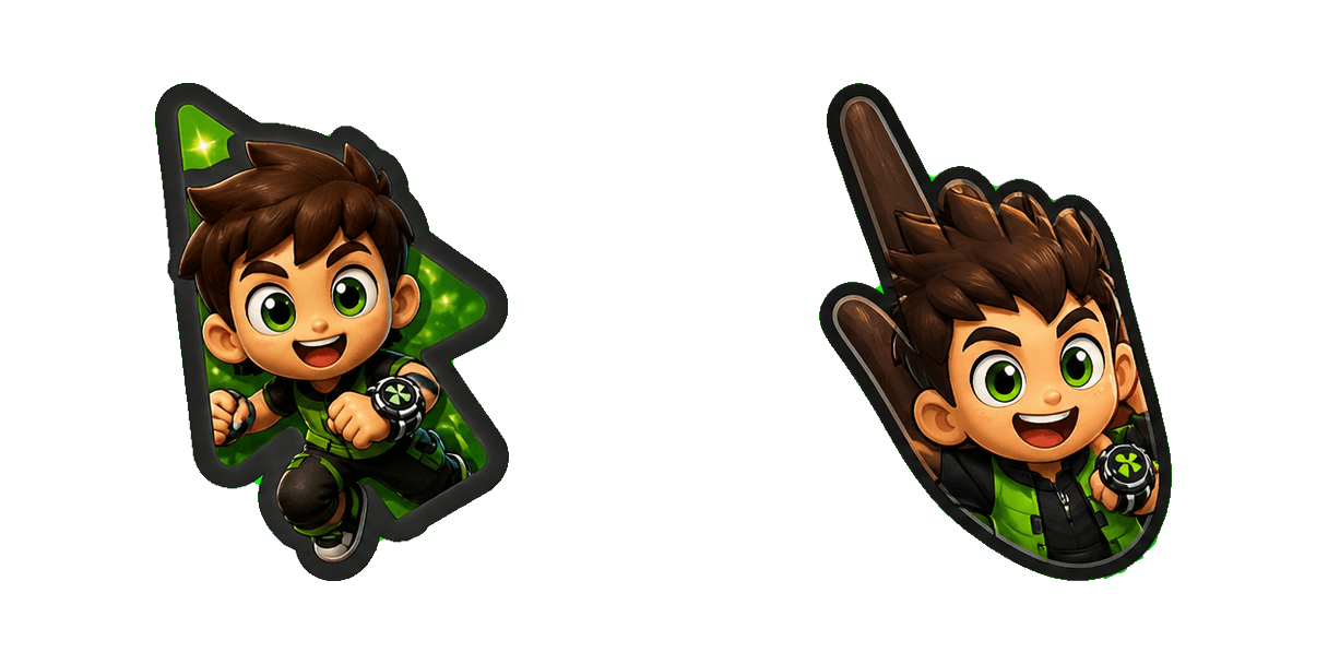 Pakiet kursorów Ben 10 Adventure Main Character and Prop