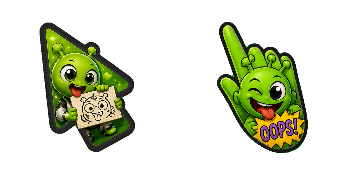 Pakiet kursorów Ben 10 Adventure Funny Face and Sign