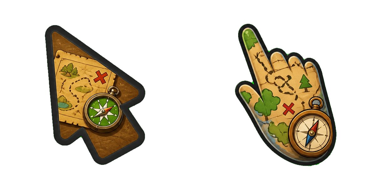Pakiet kursorów Ben 10 Adventure Adventure Map and Compass
