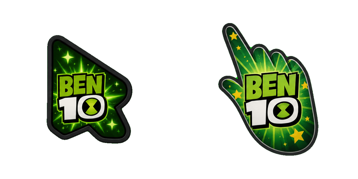 Pakiet kursorów Ben 10 Holiday Classic Logo and Star