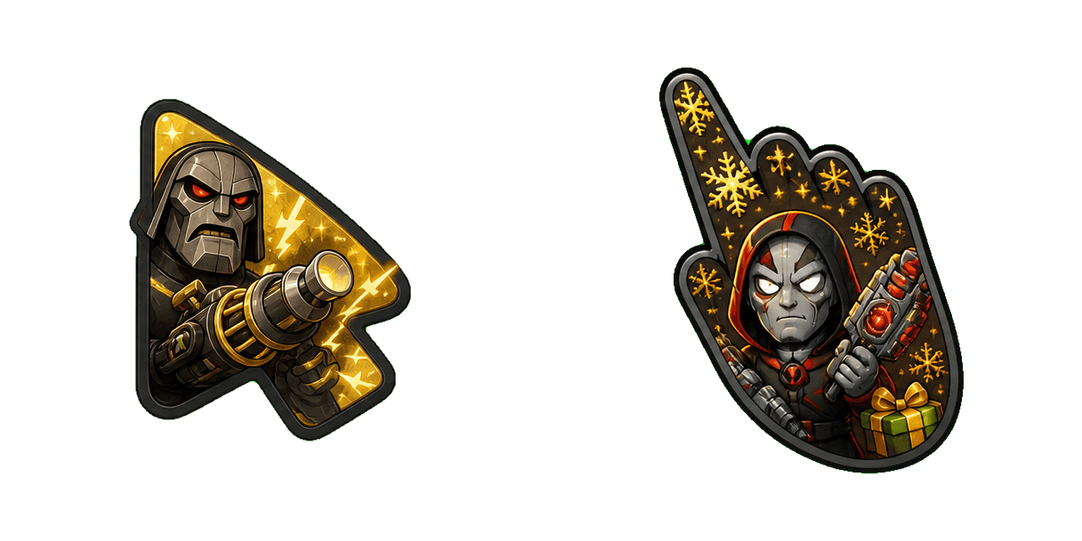 Pakiet kursorów Ben 10 Golden Villain and Gadget