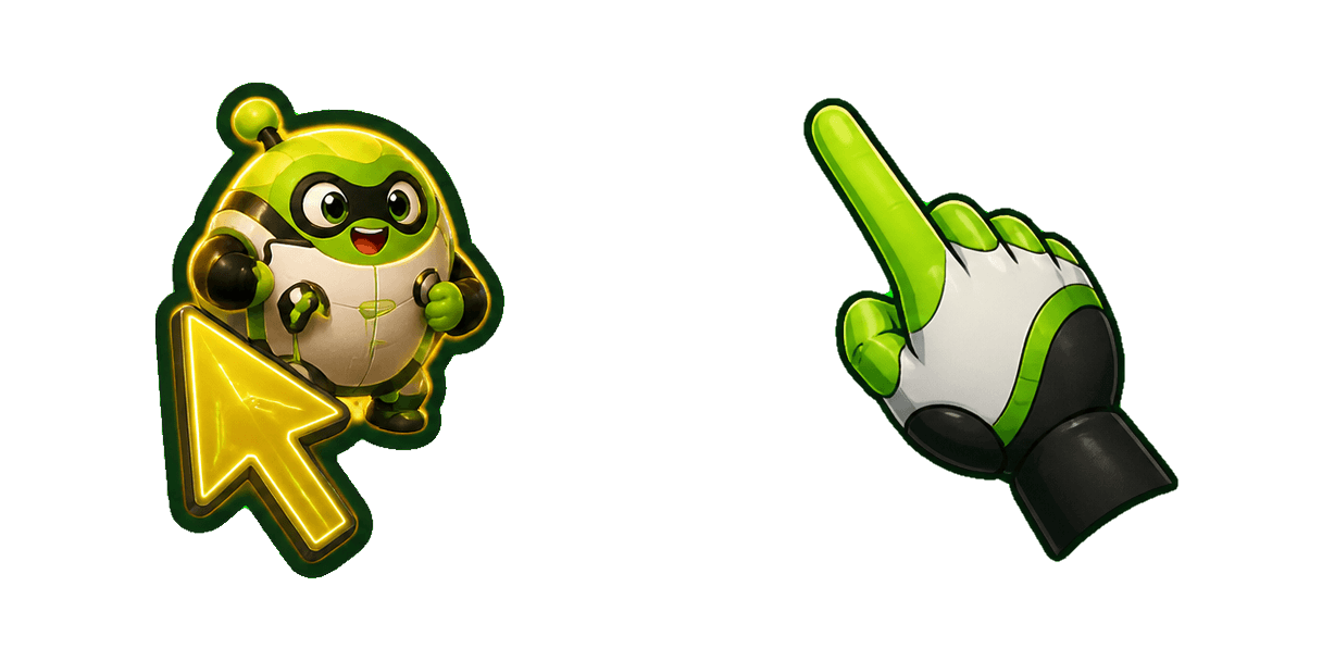 Pakiet kursorów Ben 10 Golden Retro Character and TV