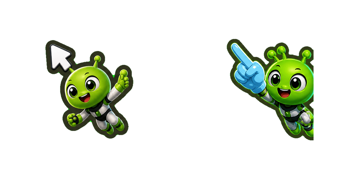 Pakiet kursorów Ben 10 Neon Funny Face and Sign