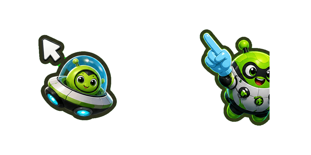 Pakiet kursorów Ben 10 Neon Adventure Map and Compass