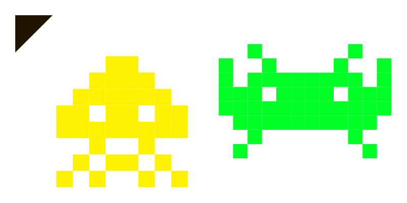 Space Invaders cute cursor