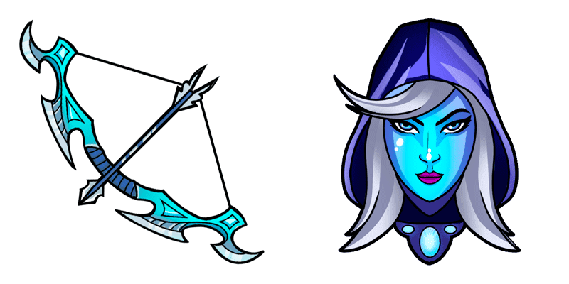 Drow Ranger cute cursor
