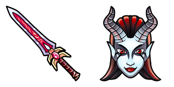 Dota 2: Queen of Pain курсор пак
