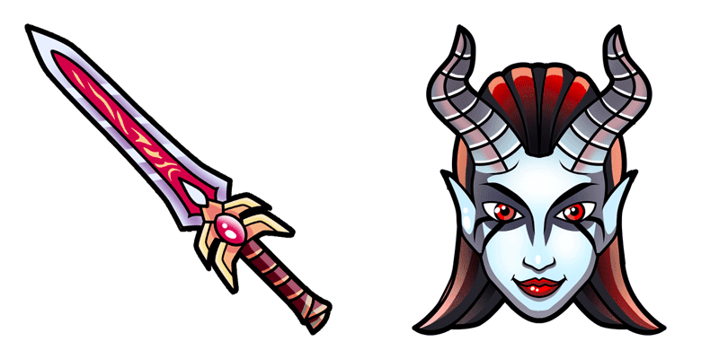 Dota 2: Queen of Pain cute cursor