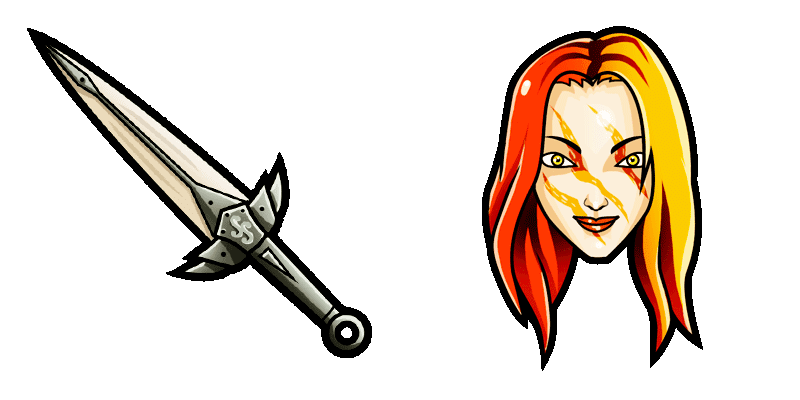 Aela the Huntress cute cursor