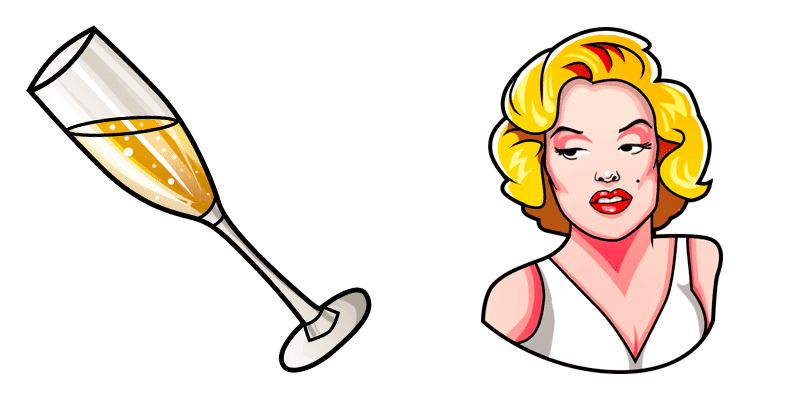 Marilyn Monroe cute cursor