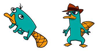 Perry the Platypus Cursor Pack