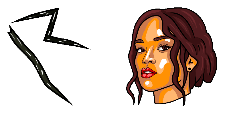 Rihanna cute cursor