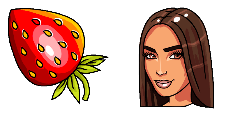 Kim Kardashian cute cursor