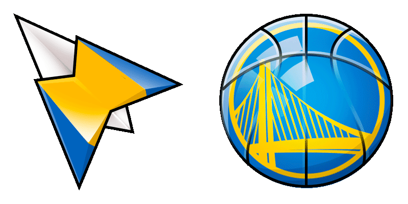Golden State Warriors cute cursor