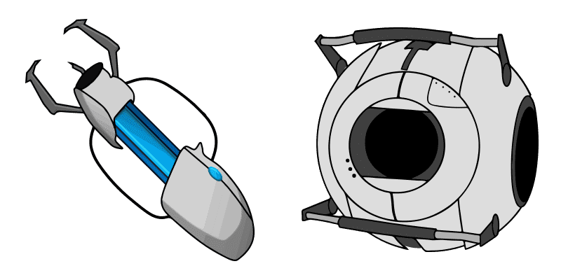 Portal 2 cute cursor