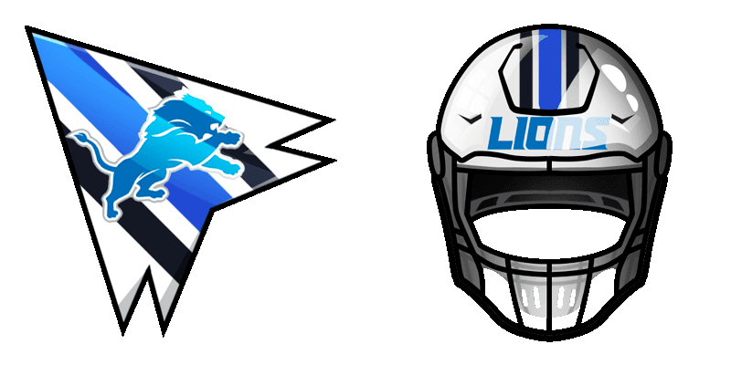 Detroit Lions cute cursor
