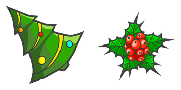 Pack de curseurs Christmas tree