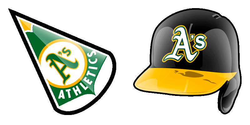 Oakland Athletics cute cursor