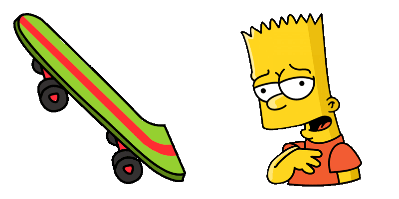 The Simpsons: Bart cute cursor